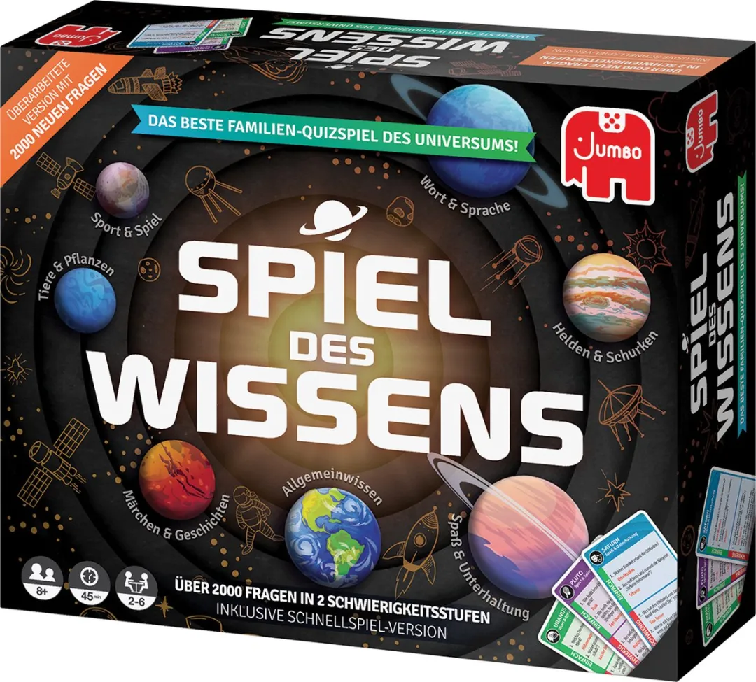 Jumbo Trivia Bordspel - 2-6 Spelers - afbeelding 3 van 6