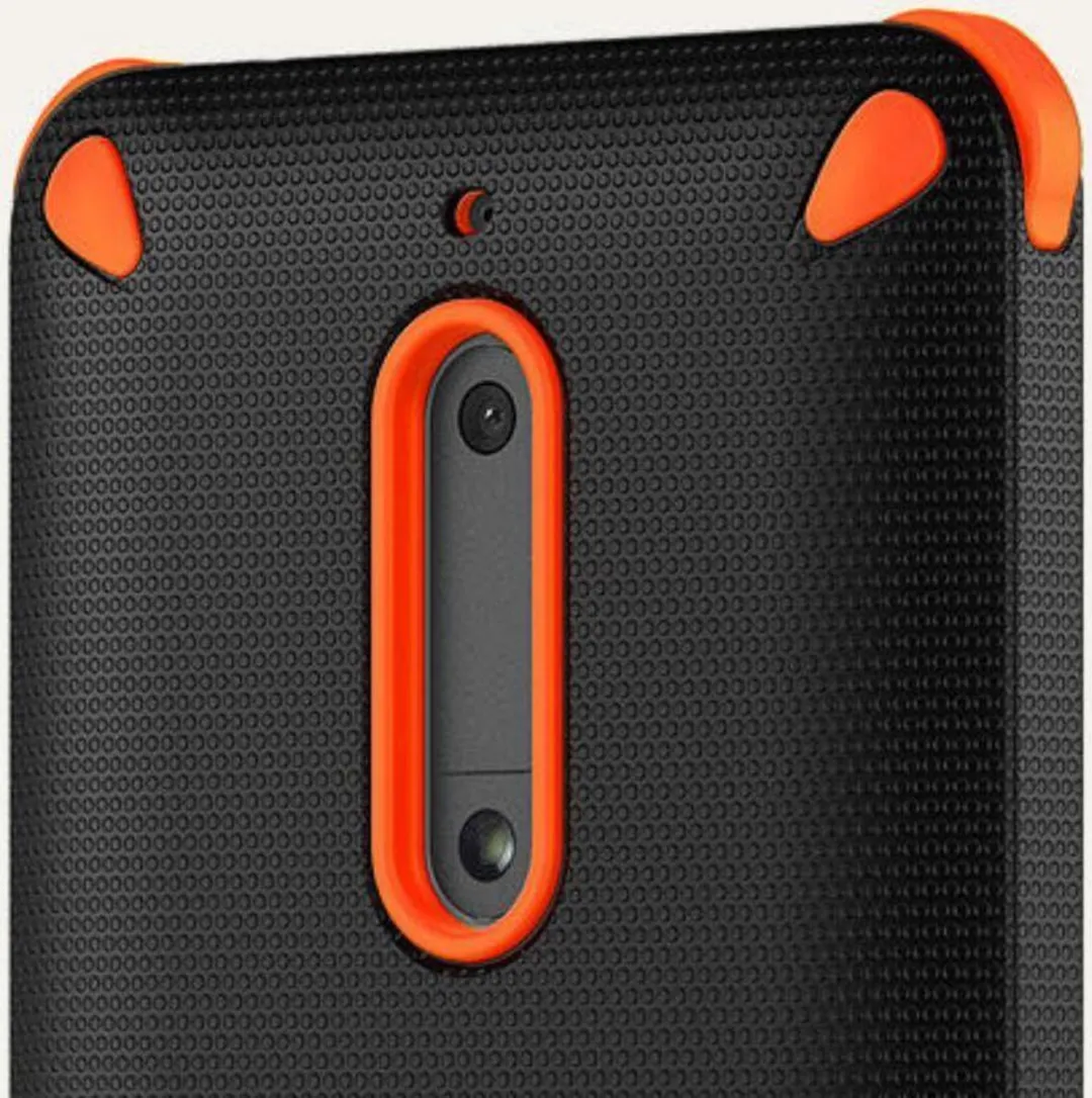 Nokia 6 Rugged Impact Hoes - Oranje - N600403102 - afbeelding 2 van 4