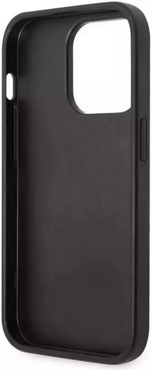 Ferrari Stripe Carbon Hoesje iPhone 14 Pro - FEHCP14MBK - Zwart