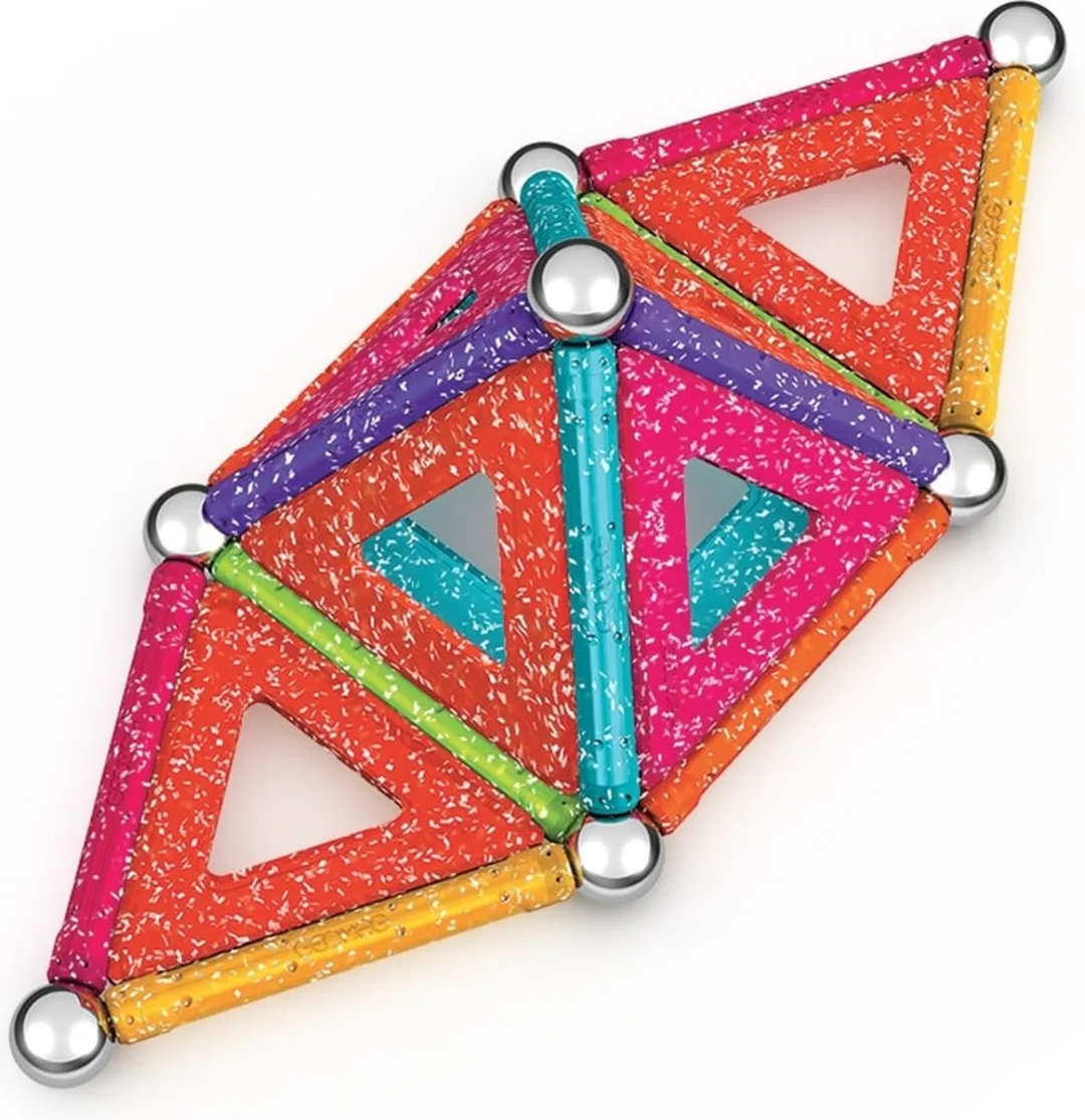 Geomag Glitter Panels - 35 Stuks Multikleur