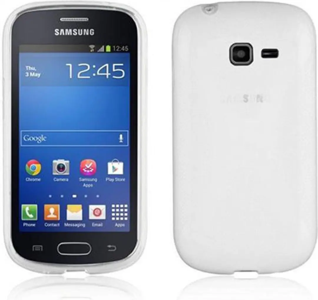Cadorabo Hoesje geschikt voor Samsung Galaxy TREND LITE in MAGNESIUM WIT