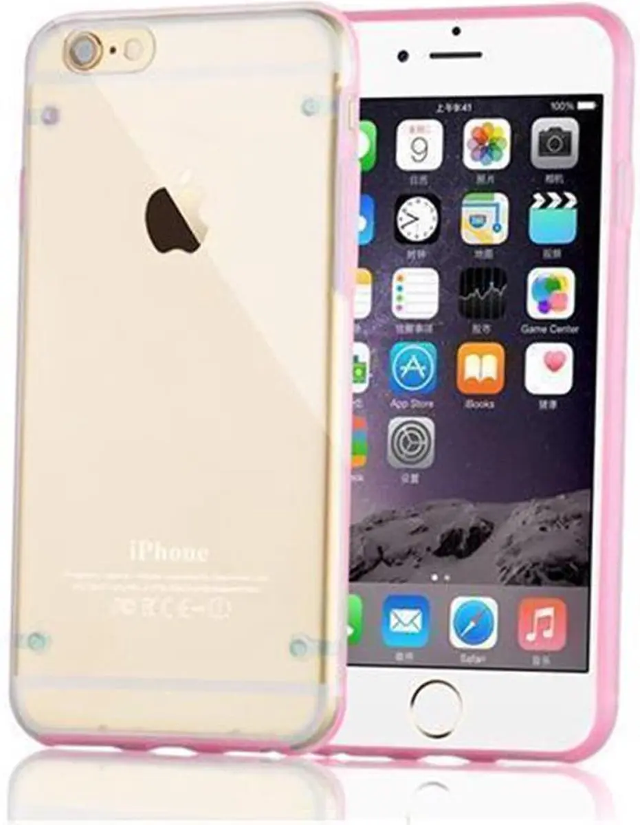 Cadorabo Hoesje geschikt voor Apple iPhone 6 / 6S in LICHT ROZE