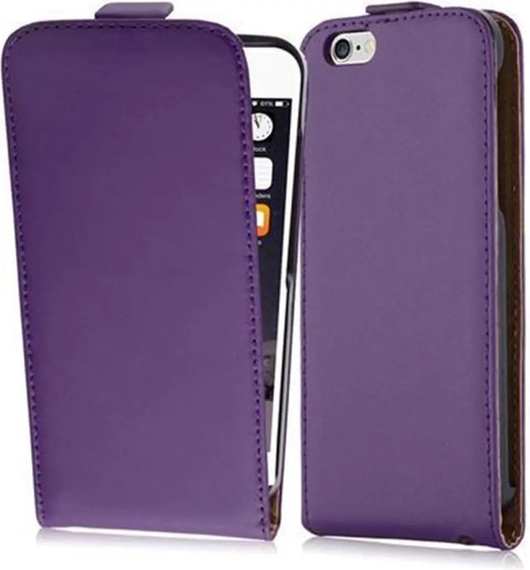 Cadorabo Hoesje geschikt voor Apple iPhone 6 PLUS / 6S PLUS in LILA VIOLET