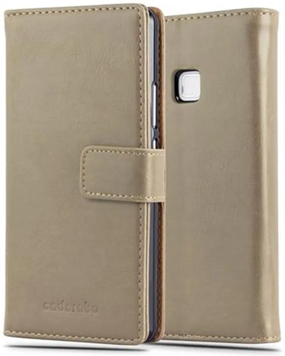 Cadorabo Hoesje geschikt voor Huawei P9 LITE 2016 / G9 LITE in CAPPUCCINO BRUIN