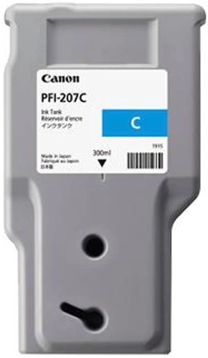 Canon PFI-207C Cyaan Inktcartridge 300ml