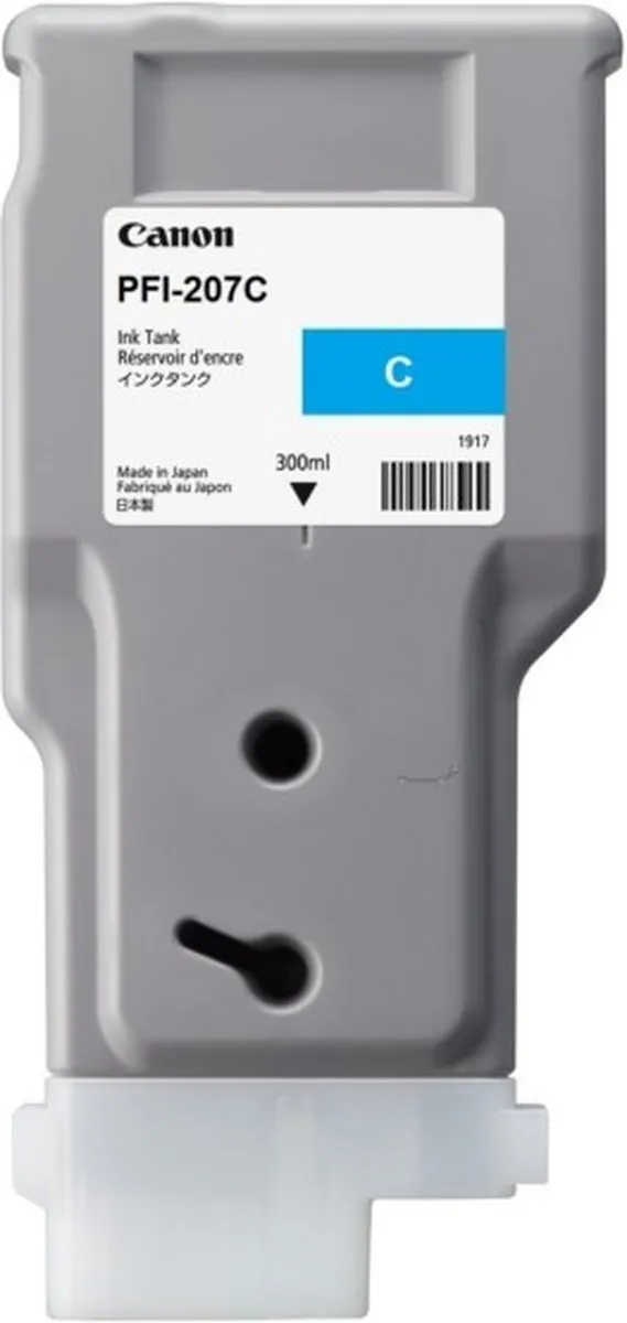 Canon PFI-207C Cyaan Inktcartridge 300ml