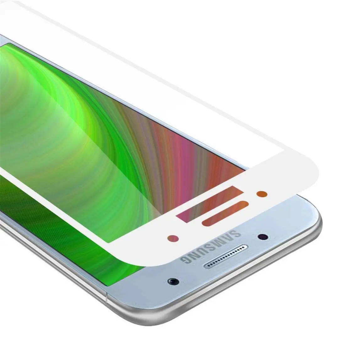 Cadorabo Screenprotector geschikt voor Samsung Galaxy A7 2017 Volledig scherm pa
