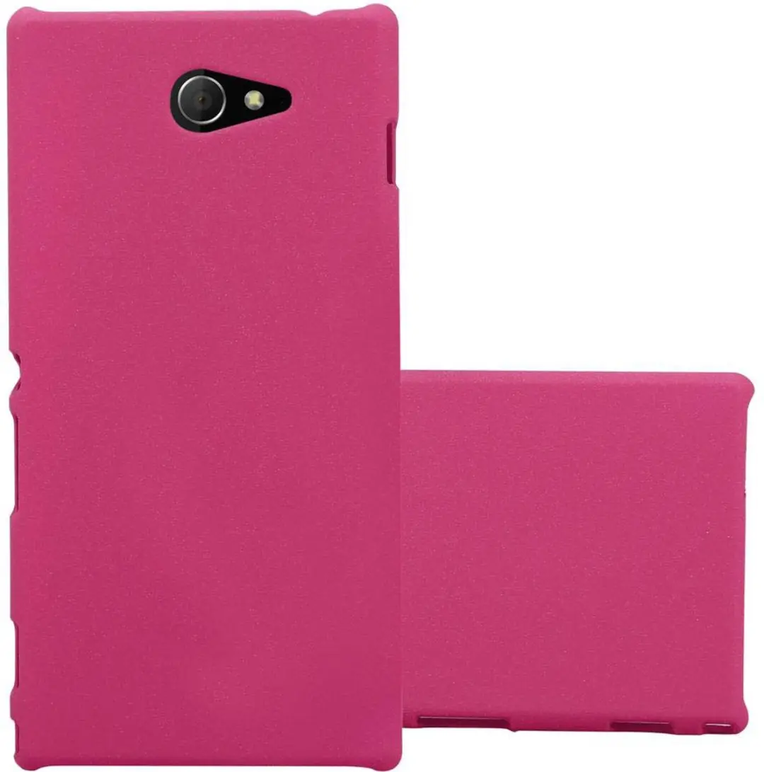 Cadorabo Hoesje geschikt voor Sony Xperia M2 / M2 AQUA in FROSTY ROZE