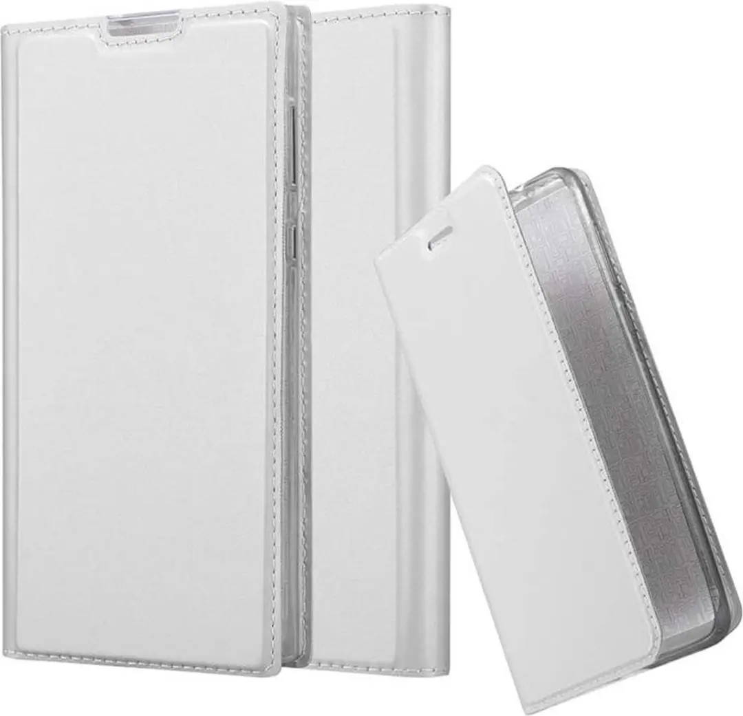 Cadorabo Hoesje geschikt voor Sony Xperia L1 in CLASSY ZILVER