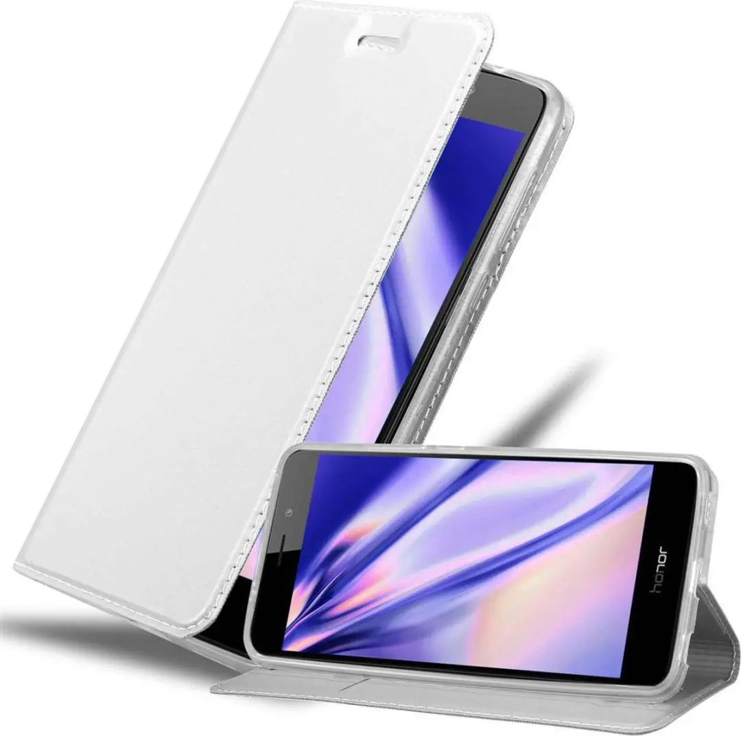 Cadorabo Hoesje geschikt voor Honor 5C in CLASSY ZILVER
