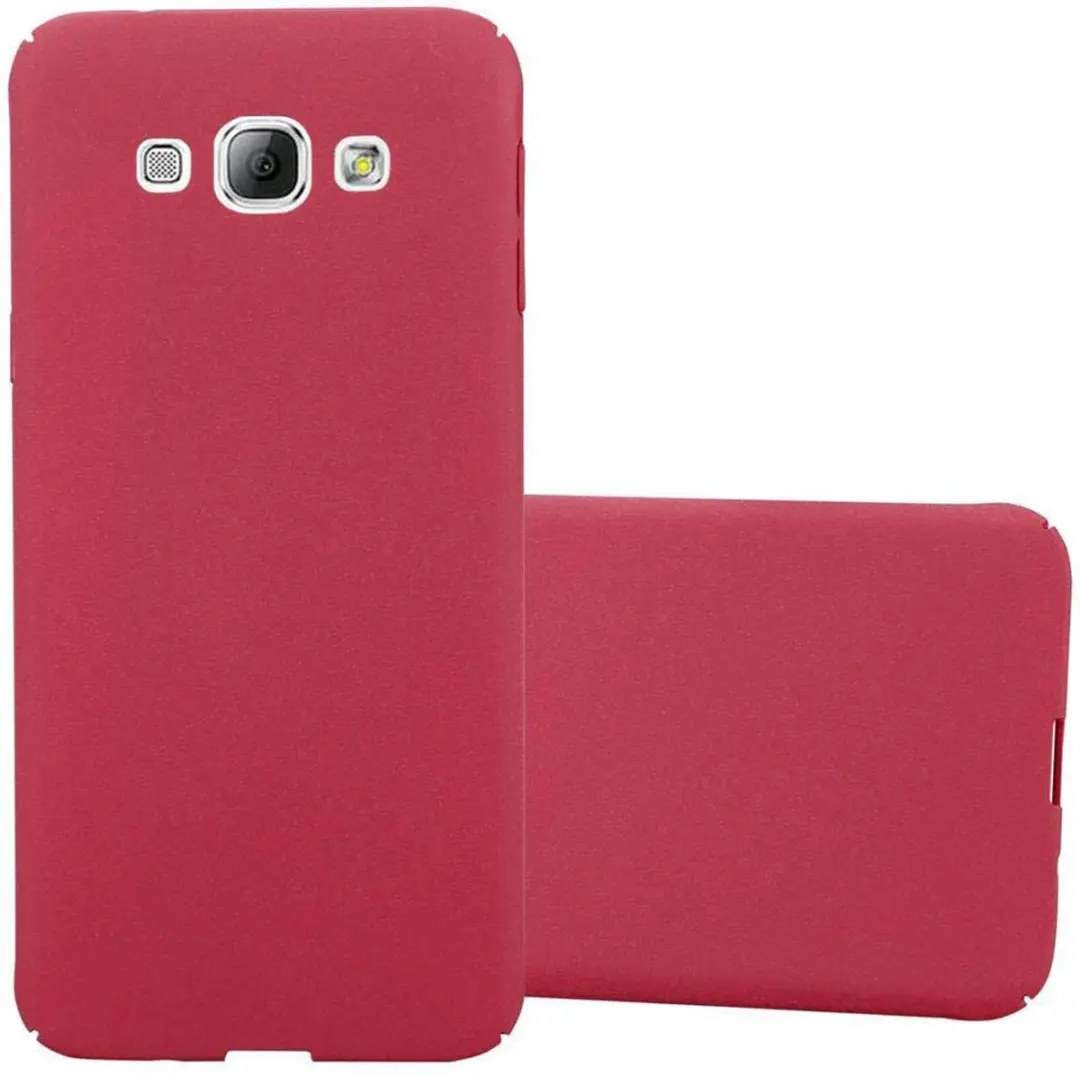 Cadorabo Hoesje geschikt voor Samsung Galaxy A8 2015 in FROSTY ROOD