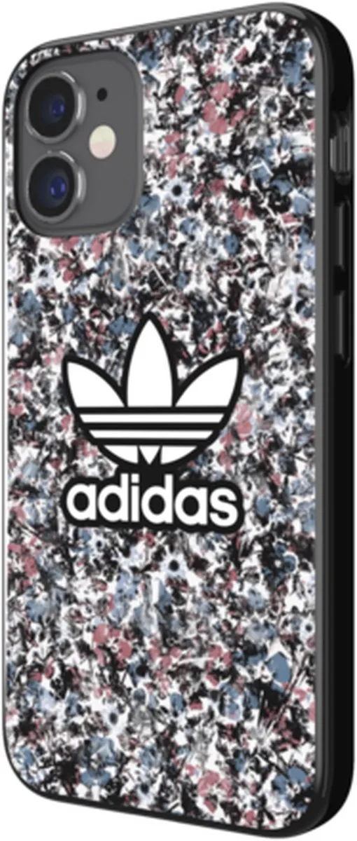 adidas Snap Case Belista Flower TPU Hoesje iPhone 12 Mini - Zwart