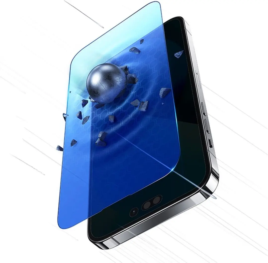 USAMS Full Screen HD Screenprotector met installatie hulpmiddelen