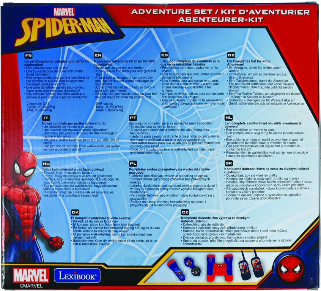 Lexibook Spider-Man Avonturenset - Walkietalkies 120m - afbeelding 5 van 6