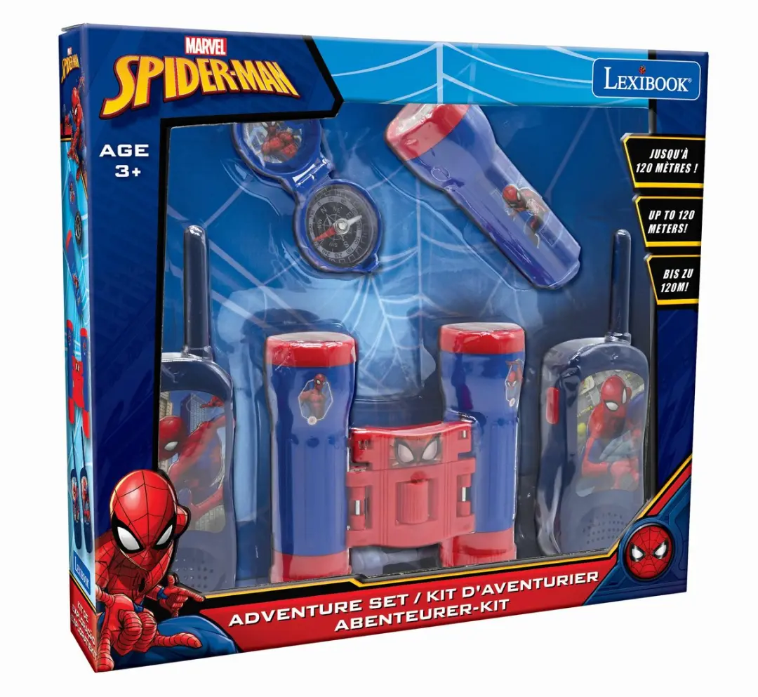 Lexibook Spider-Man Avonturenset - Walkietalkies 120m - afbeelding 6 van 6