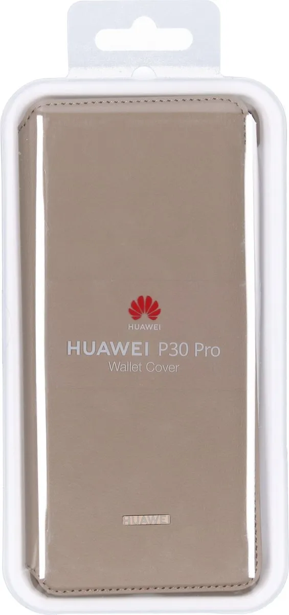 Huawei P30 Pro Wallet Cover - Khaki - 51992870