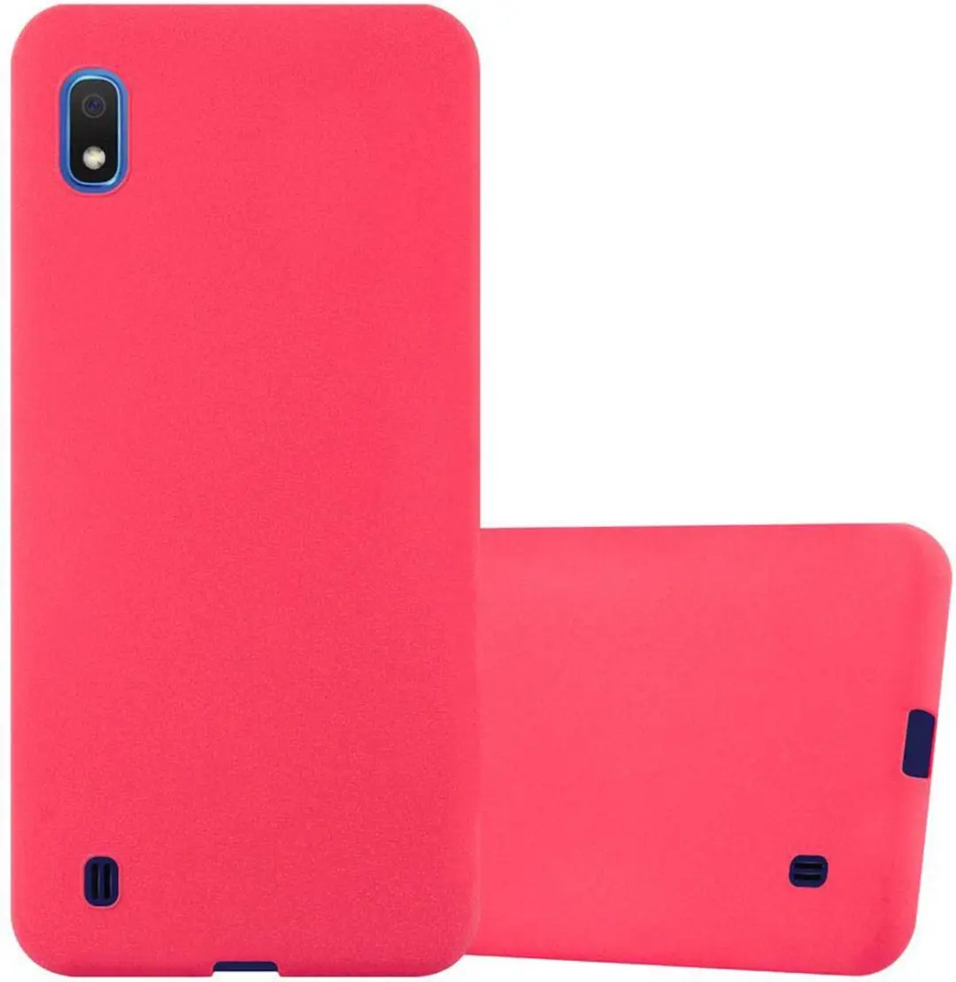 Cadorabo Hoesje geschikt voor Samsung Galaxy A10 / M10 in FROST ROOD