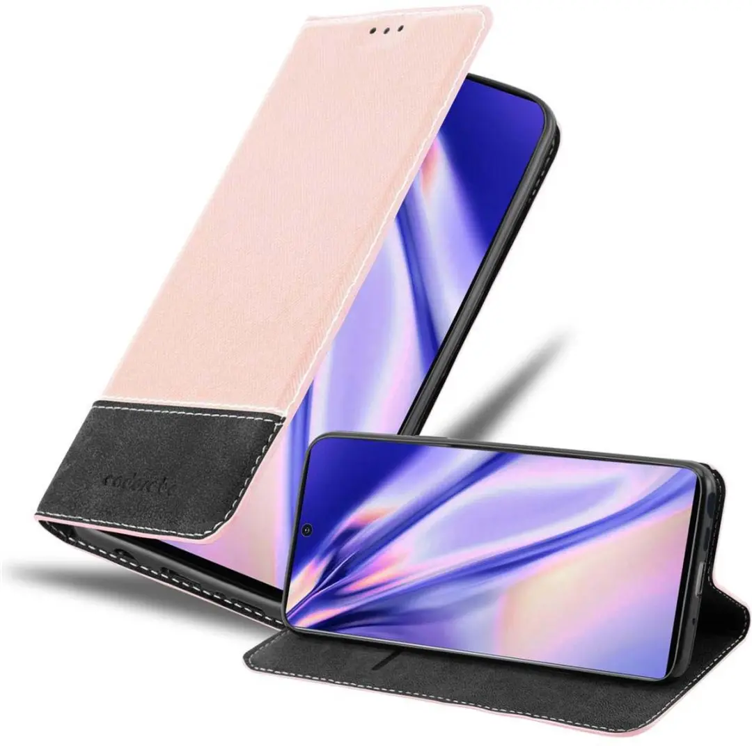 Cadorabo Hoesje geschikt voor Samsung Galaxy NOTE 10 in ROSE GOUD ZWART