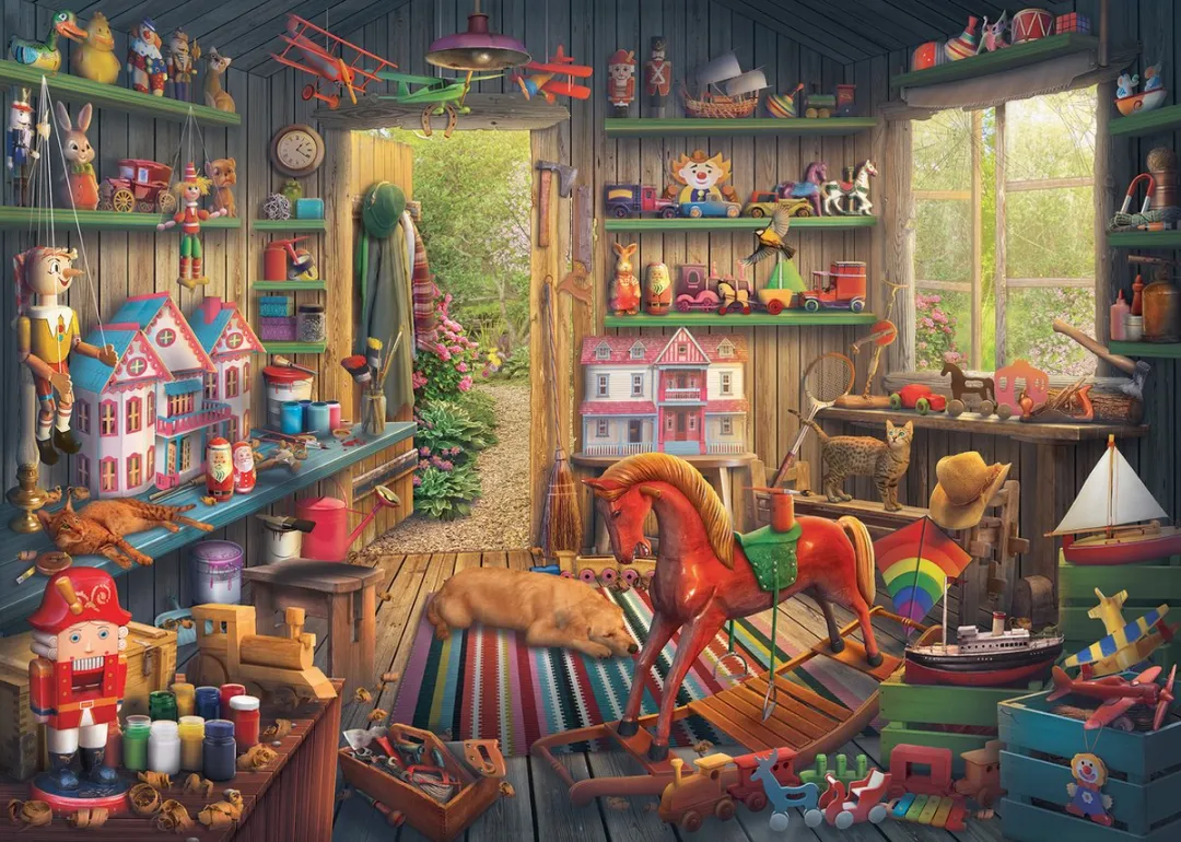 Ravensburger Nostalgisch Speelgoed Legpuzzel 1000 Stuks - Multicolor