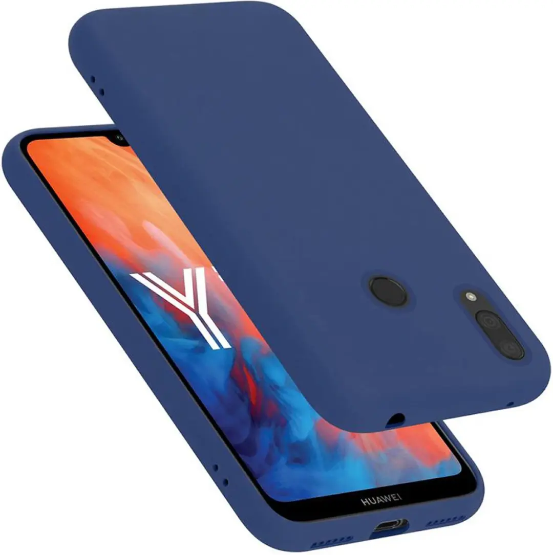 Cadorabo Hoesje geschikt voor Huawei Y7 2019 / Y7 PRIME 2019 in LIQUID BLAUW