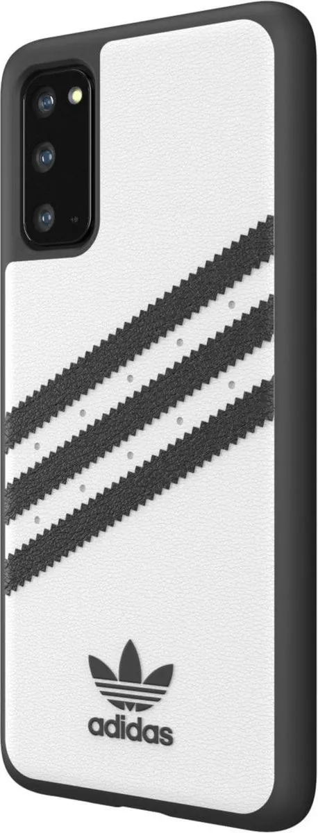 Adidas OR Moulded PU Hoesje Samsung Galaxy S20 - Zwart/Wit