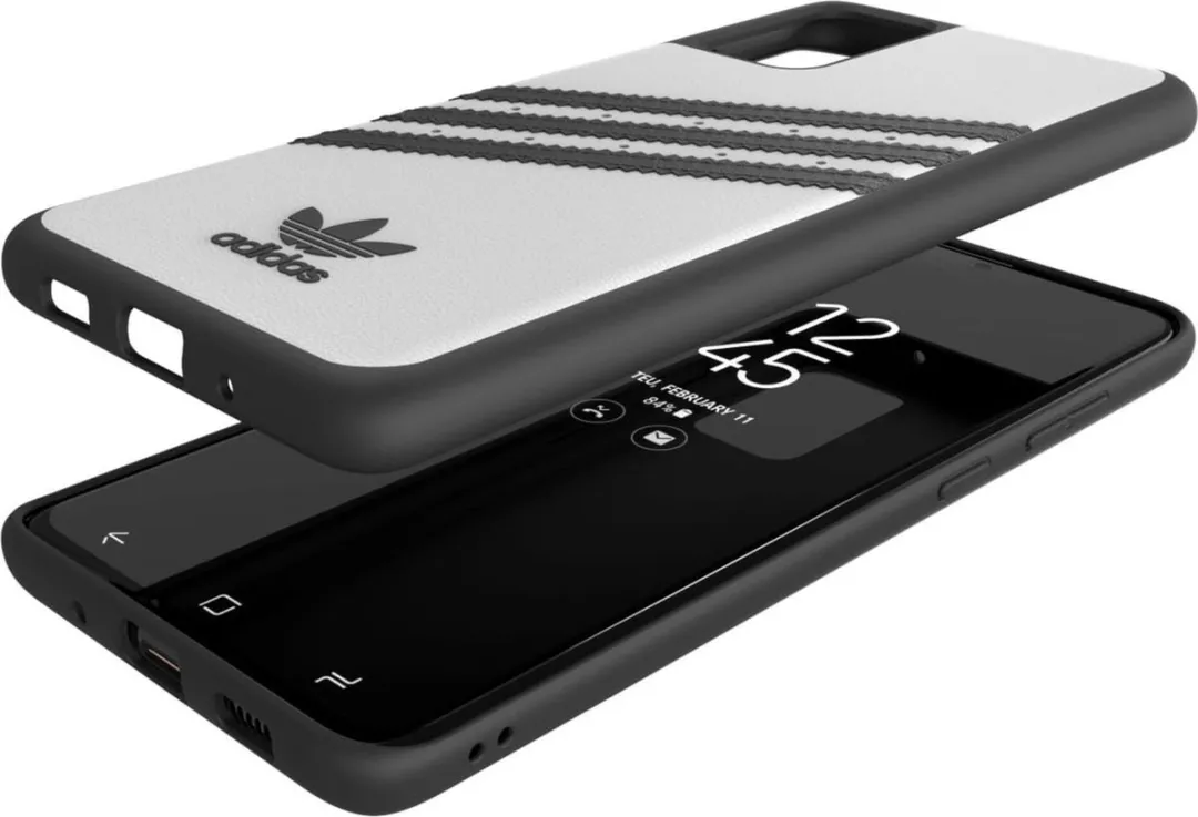 Adidas OR Moulded PU Hoesje Samsung Galaxy S20 - Zwart/Wit