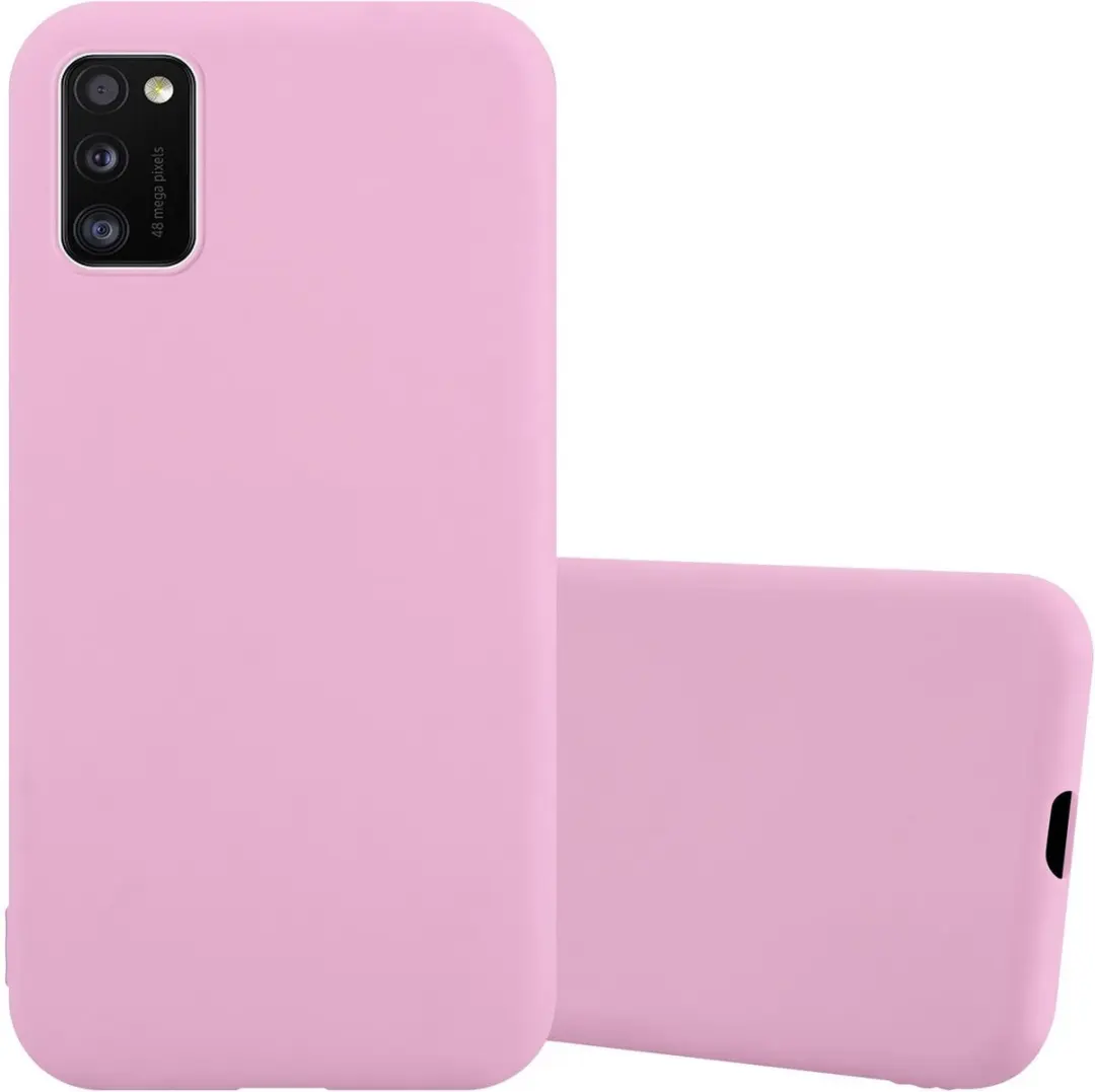 Cadorabo Hoesje geschikt voor Samsung Galaxy A41 in CANDY ROZE