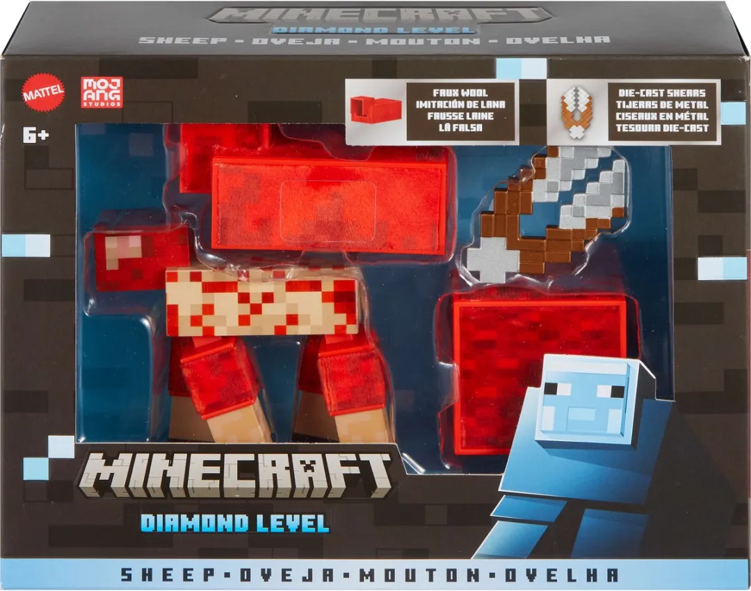 Minecraft Diamond Niveau Schaap - JCV22 - afbeelding 6 van 6