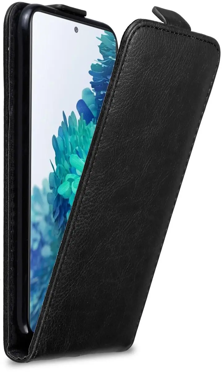 Cadorabo Hoesje geschikt voor Samsung Galaxy S20 FE in ZWARTE NACHT