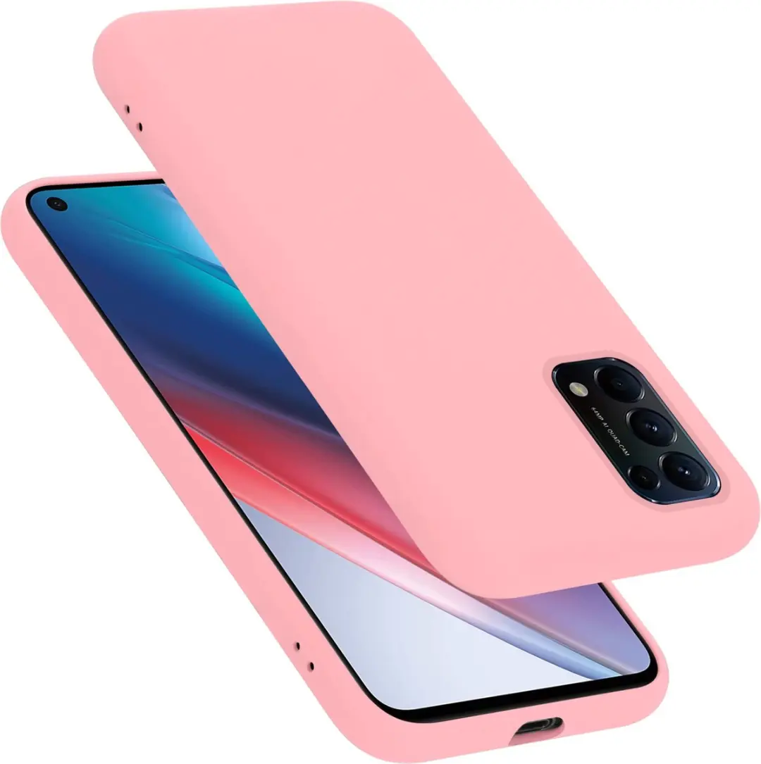 Cadorabo Hoesje geschikt voor Oppo FIND X3 LITE in LIQUID ROZE