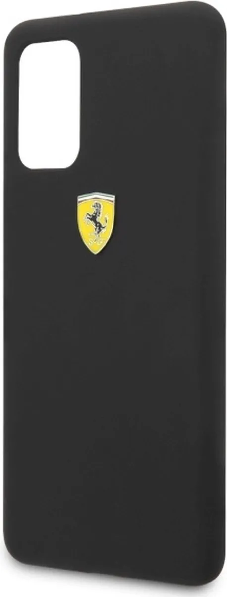 Ferrari SF Silicone Back Case Samsung Galaxy S20 Plus - Zwart