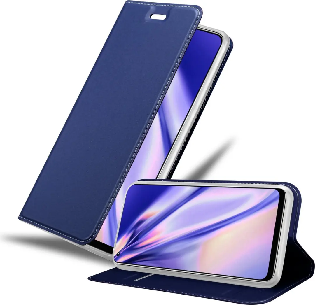 Cadorabo Hoesje geschikt voor Realme 9 4G / 9 PRO+ in CLASSY DONKER BLAUW