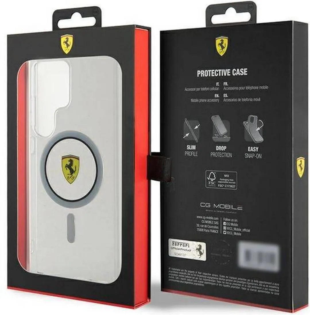 Ferrari IML Back Case MagSafe - Transparant