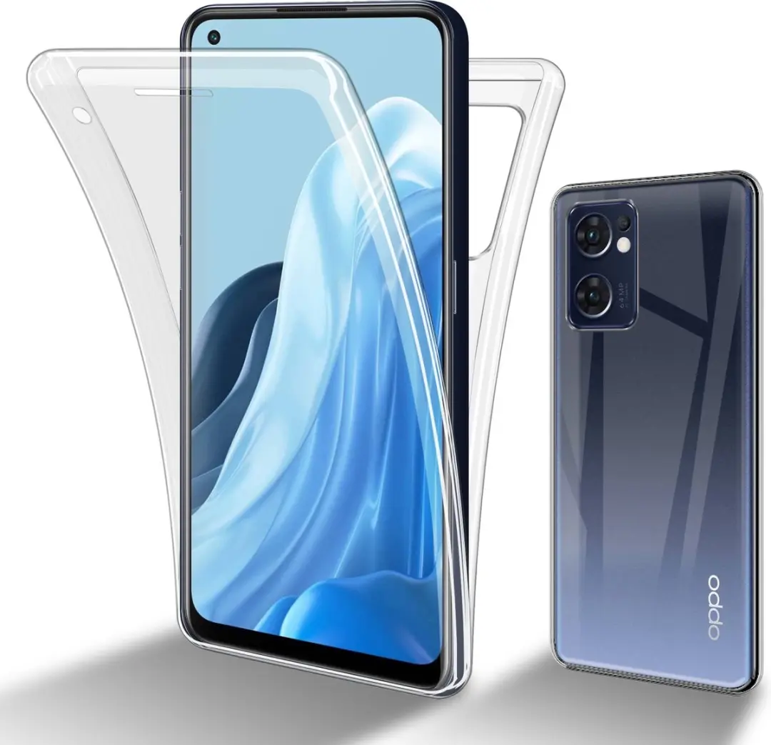 Cadorabo Hoesje geschikt voor Oppo FIND X5 LITE / Reno7 5G in TRANSPARANT