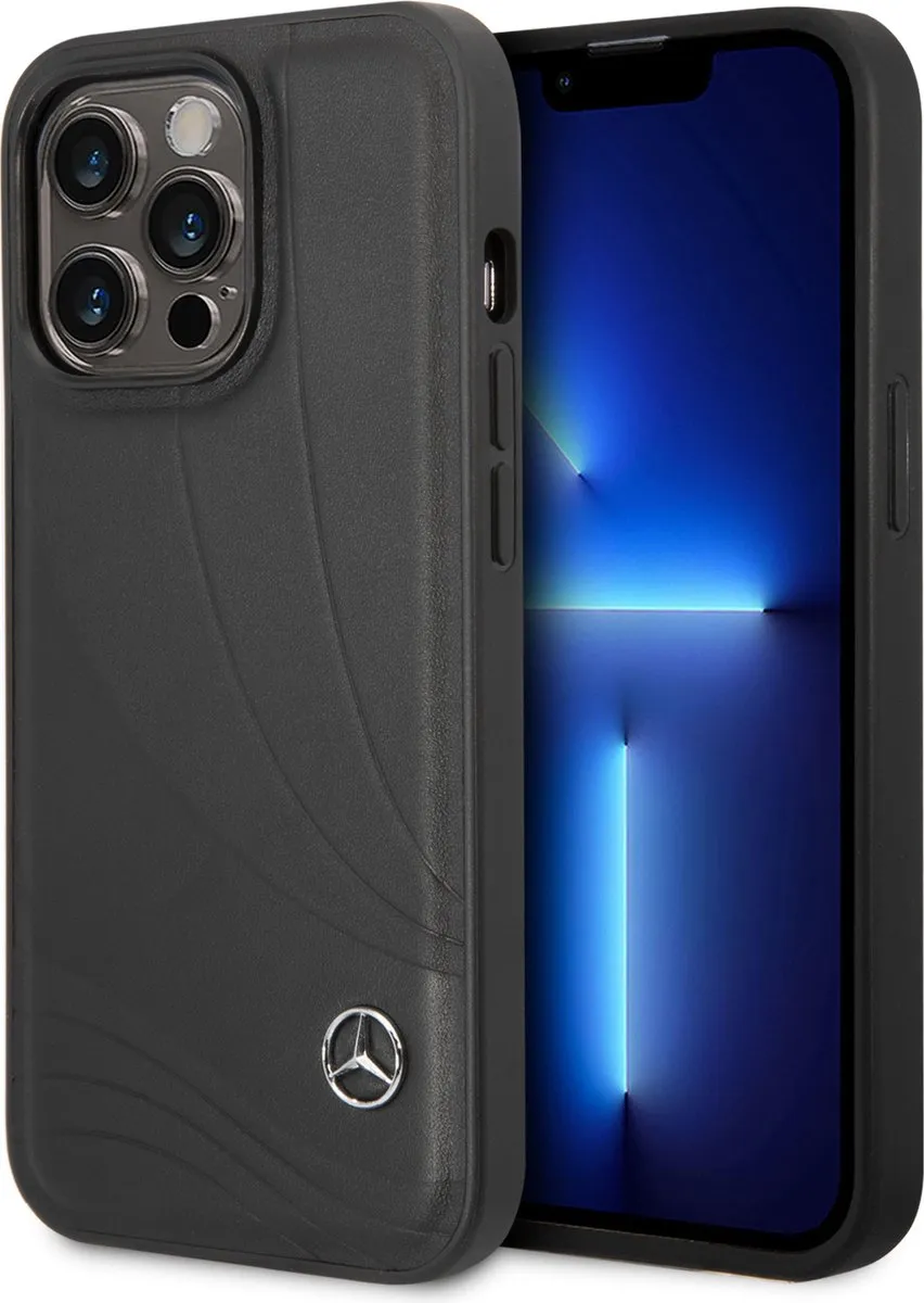 Mercedes-Benz Pu Leerhoesje iPhone 14 Pro Max