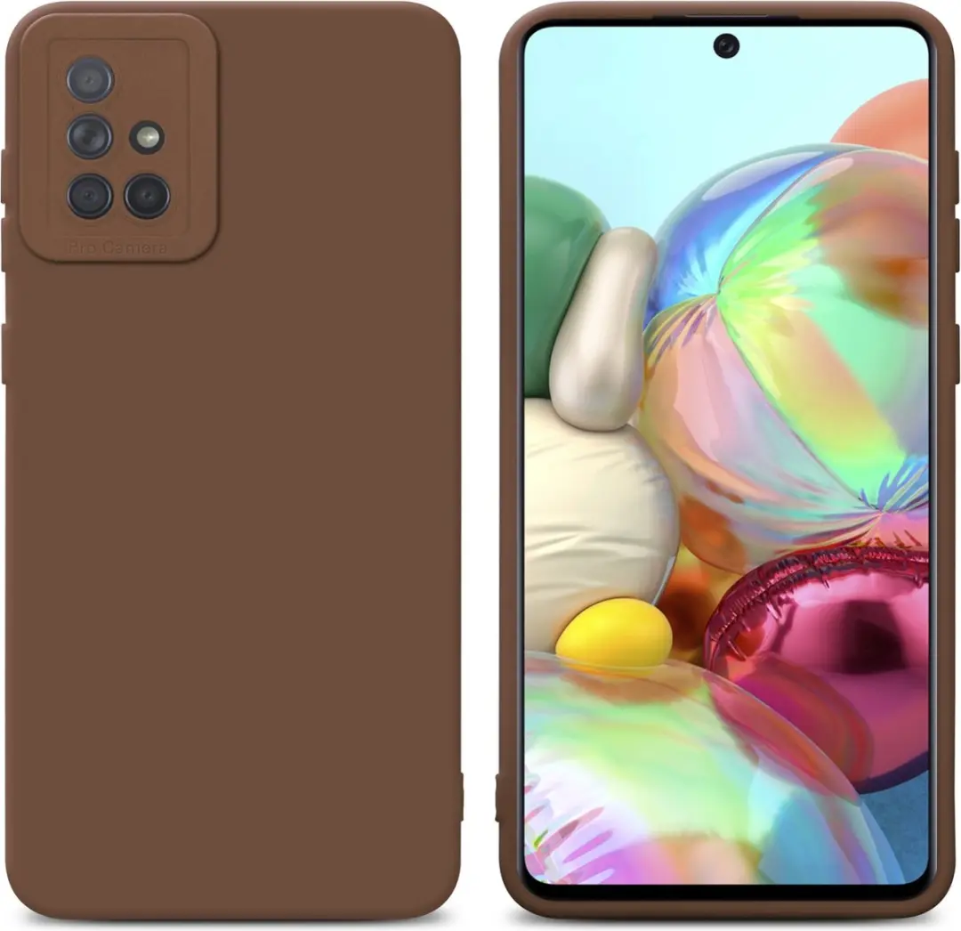 Cadorabo Hoesje geschikt voor Samsung Galaxy A71 4G in FLUID BRUIN