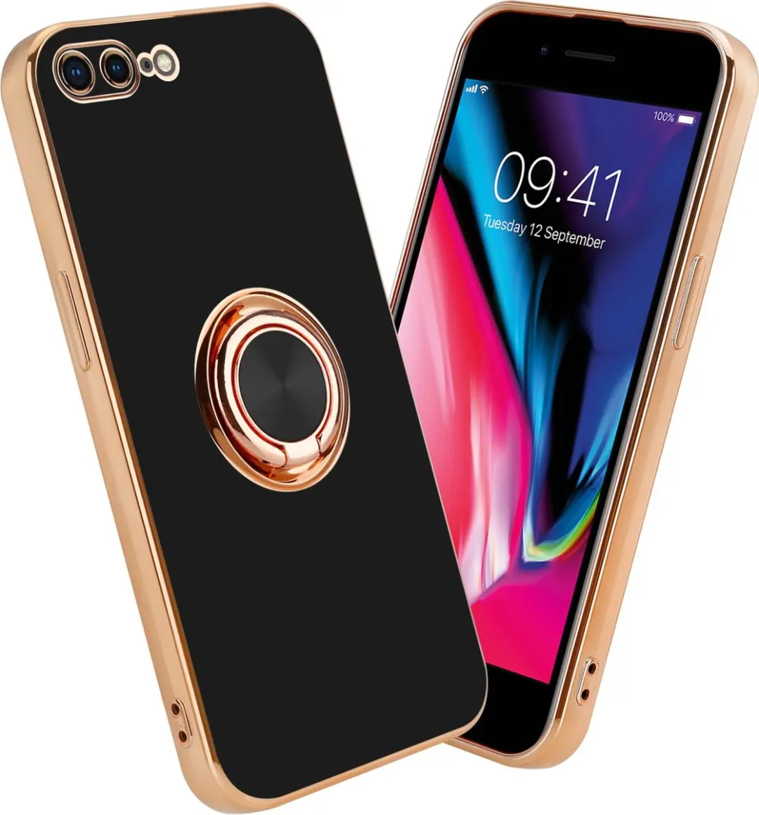 Cadorabo Hoesje geschikt voor Apple iPhone 7 PLUS / 7S PLUS / 8 PLUS in Glossy Z
