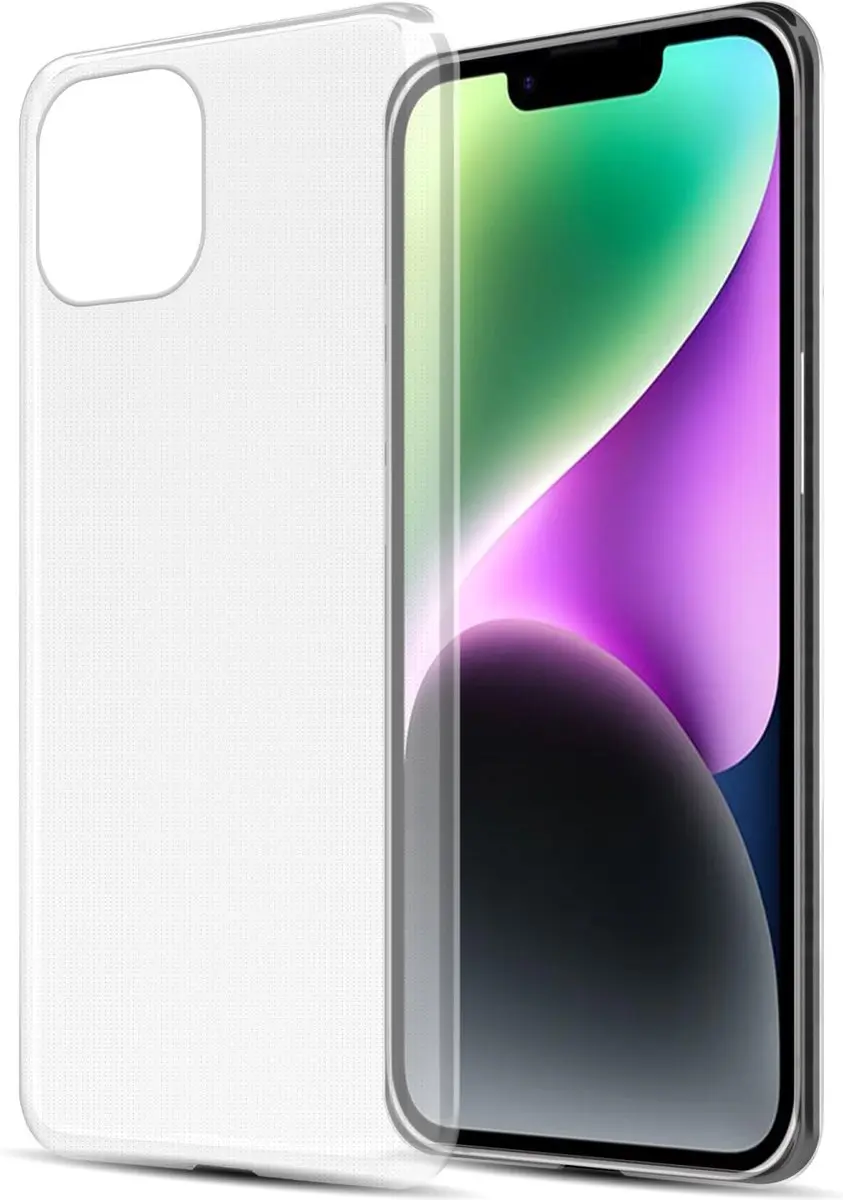 Cadorabo Hoesje geschikt voor Apple iPhone 14 in VOLLEDIG TRANSPARANT