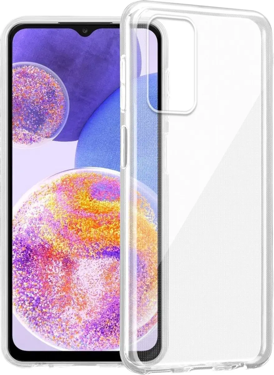 Cadorabo Hoesje geschikt voor Samsung Galaxy A23 4G / 5G in VOLLEDIG TRANSPARANT