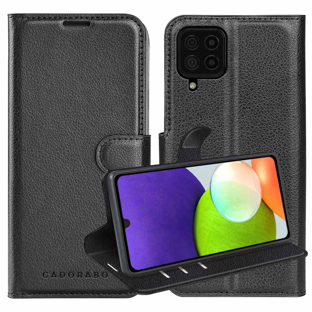 Cadorabo Hoesje geschikt voor Samsung Galaxy A22 4G / M22 / M32 4G in PHANTOM ZW
