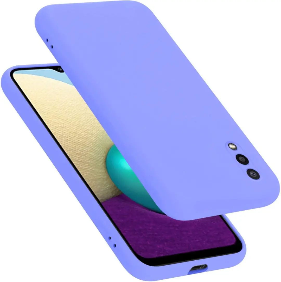 Cadorabo Hoesje geschikt voor Samsung Galaxy A02 / M02 in LIQUID LICHT PAARS