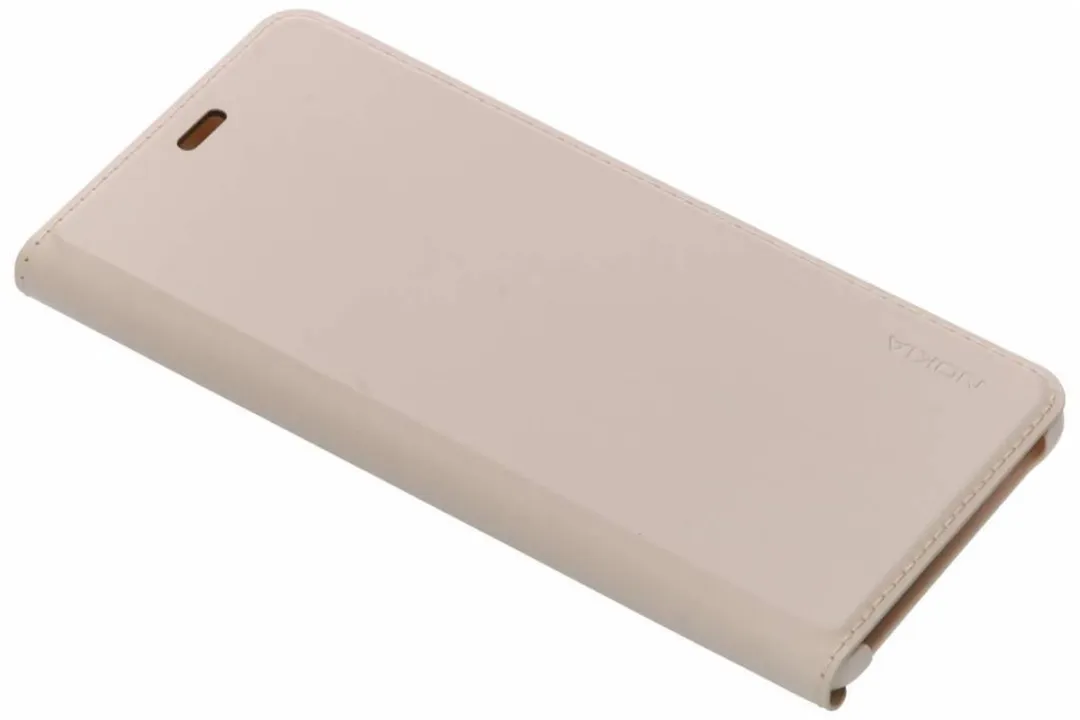 Nokia 5.1 Slim Flip Case N51802009302 - 3 Pasjes - Beige