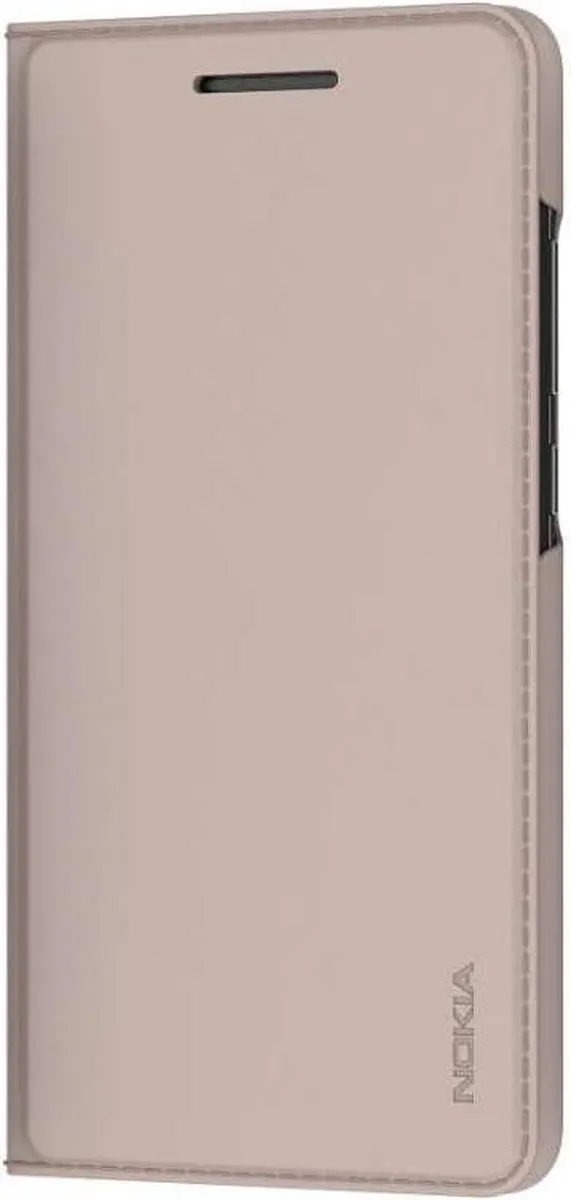 Nokia 5.1 Slim Flip Case N51802009302 - 3 Pasjes - Beige - afbeelding 6 van 6