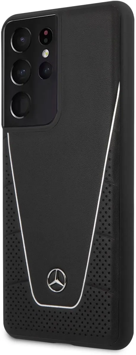 Mercedes-Benz Urban Line Backcover Hoesje S21 Ultra - Zwart - afbeelding 2 van 6