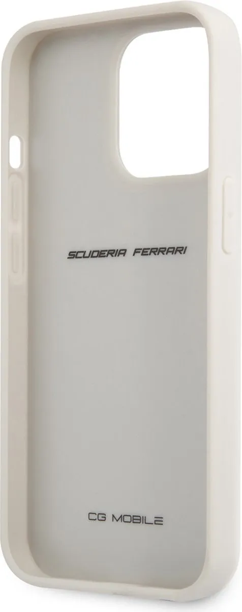Ferrari Carbon iPhone 13 Pro Max Hoesje - Zilver - afbeelding 6 van 6