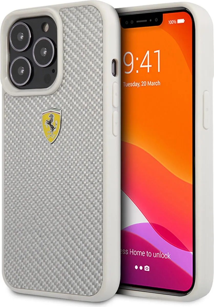 Ferrari Carbon iPhone 13 Pro Max Hoesje