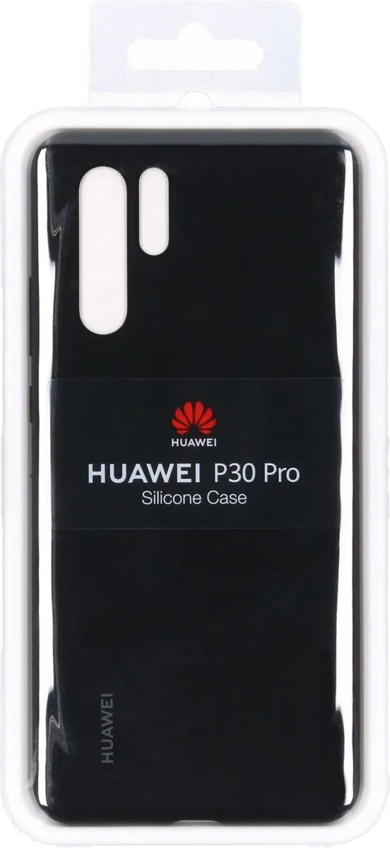 Huawei P30 Pro Silicon Hoesje - Zwart - MPN 51992872