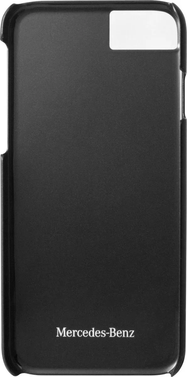 Mercedes-Benz Leather Back Case iPhone 7/8/SE 2020/2022 - Zwart