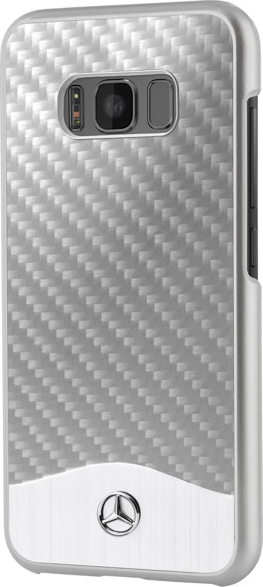 Mercedes-Benz Carbon Fiber Hard Case Samsung Galaxy S8 - Zilver