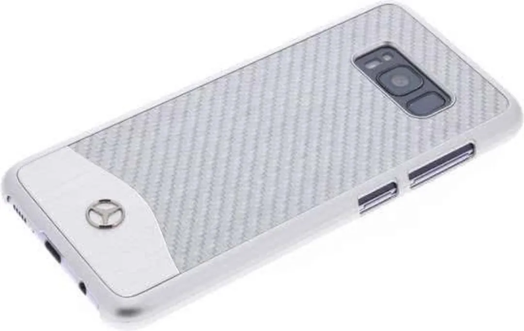 Mercedes-Benz Carbon Fiber Hard Case Samsung Galaxy S8 - Zilver